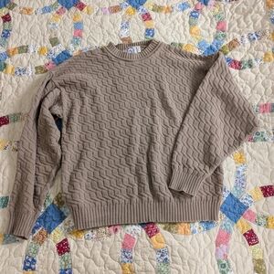 Sears Brown Knit Pullover